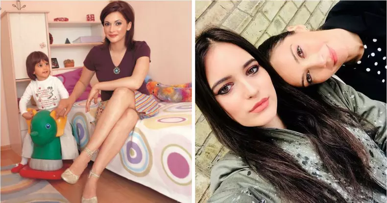 Andreea Berecleanu și fiica sa, Eva