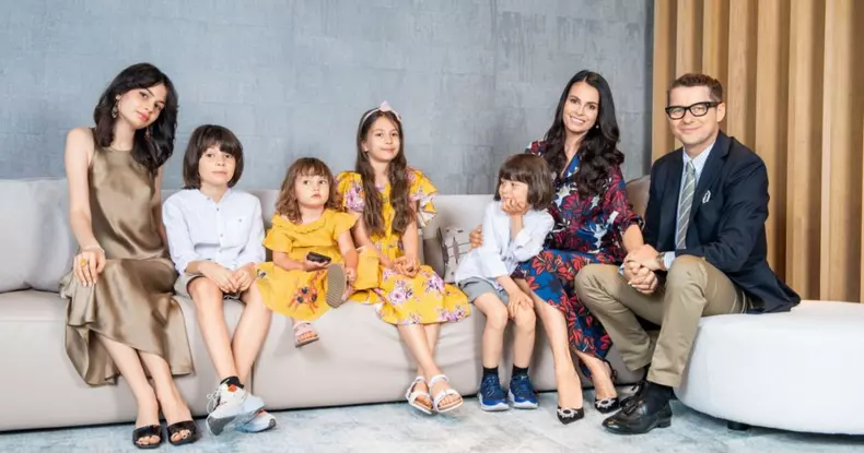 Anca serea si copiii ei