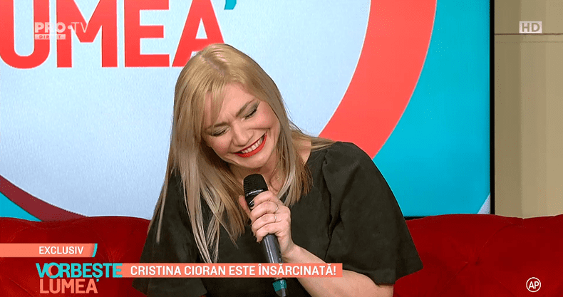 Cristina Cioran însărcinată