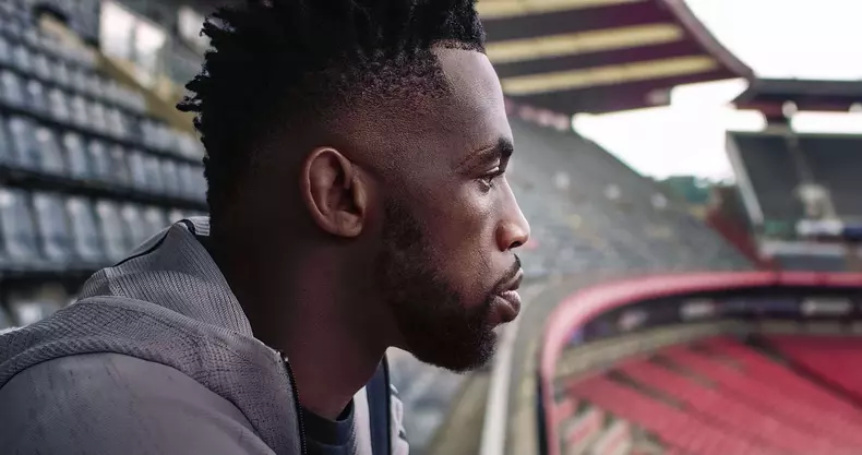 Live to Lead. Siya Kolisi in Live to Lead. Cr. Courtesy of Netflix © 2022