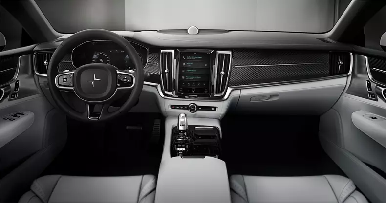 Polestar 1 interior, dashboard