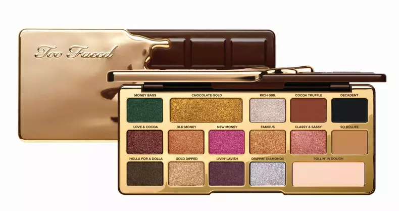 Paletă de farduri, Too Faced, Chocolate Gold Palette, 233 lei, exclusiv în Sephora