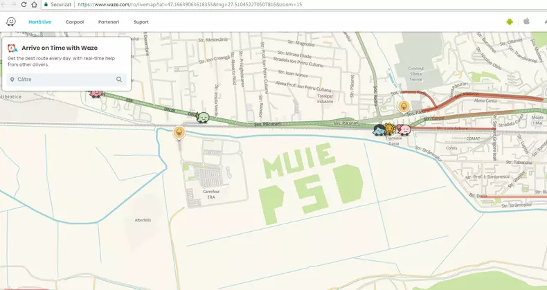 waze iasi