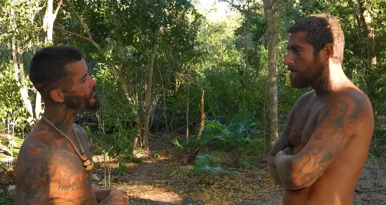 Zanni și TJ Miles la Survivor All Stars