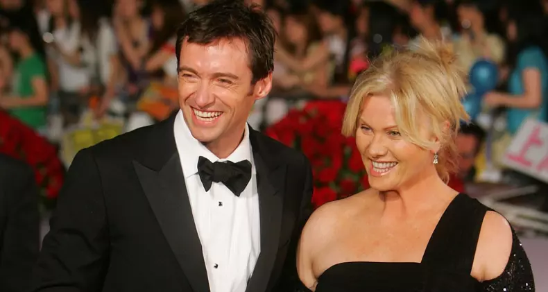 Hugh Jackman  si sotia