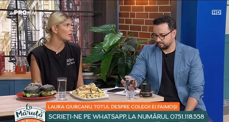 Laura Giurcanu despre colegii ei