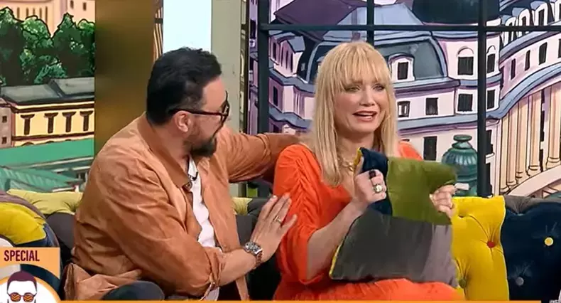 De ce l-a pălmuit Cristina Cioran pe Cătălin Măruță. S-a întâmplat în direct la TV