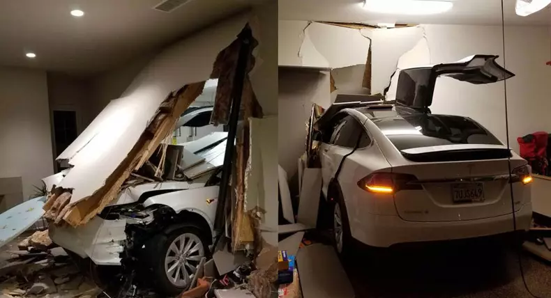 tesla model x acceleratie brusca