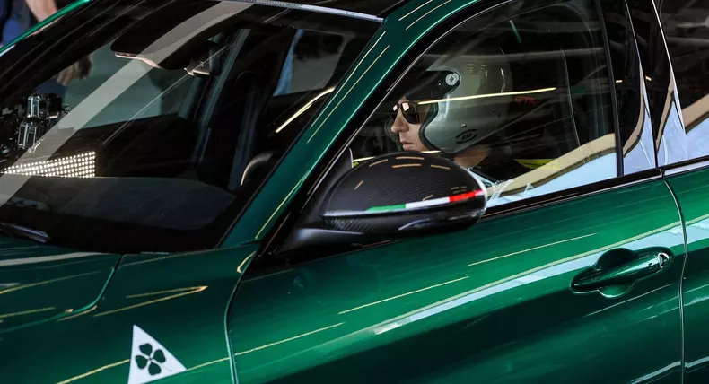 Kimi Räikkönen Alfa Romeo Giulia GTAm5