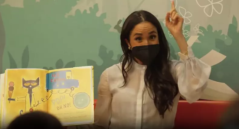 Meghan Markle la spitalul de copii 3
