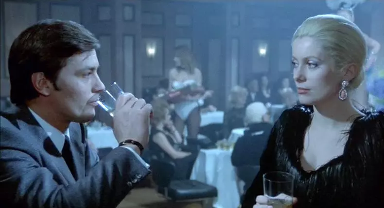 Alain Delon et Catherine Deneuve