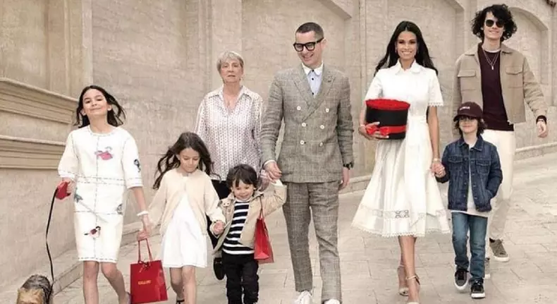 Anca Serea si familiasa