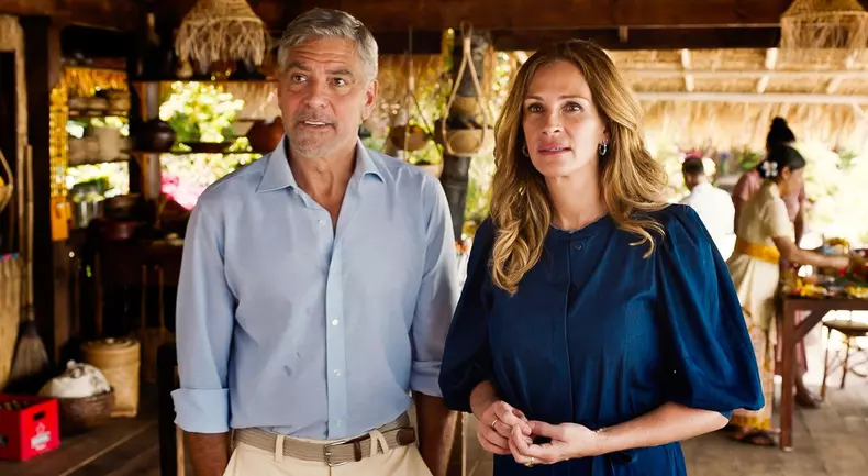 Julia Roberts and George Clooney