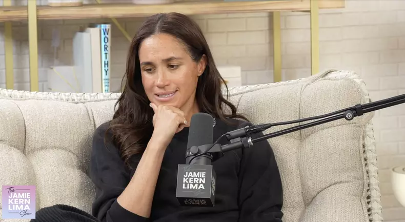 Meghan kids talk brings tears to her eyes