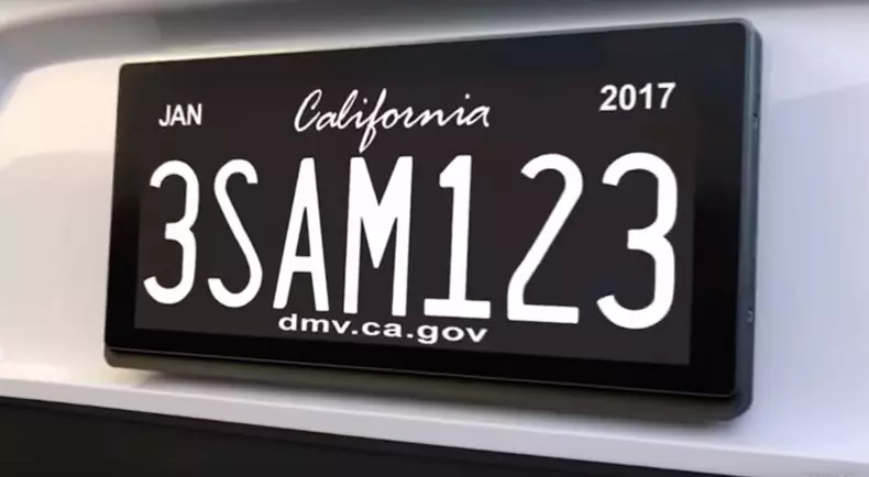 Placuta inmatriculare