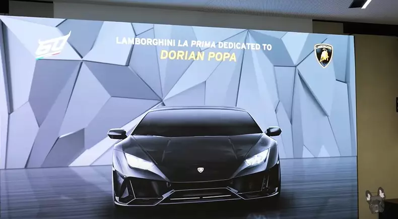 Dorian Popa și-a luat Lamborghini de 300.000 de euro