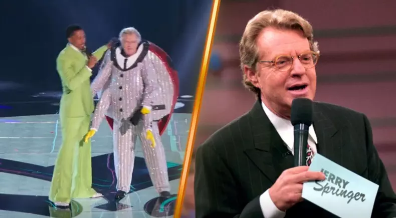 Former talk-show host Jerry Springer and Vampire Diaries star Kat Graham are the latest celebrities cut from The Masked Singer