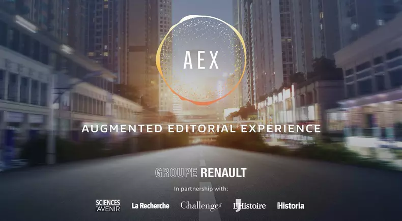 2018 – AEX : Augmented Editorial Expérience