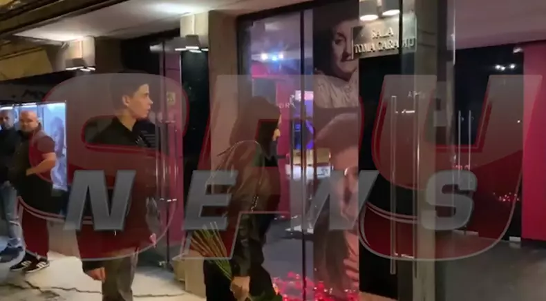 Andreea Berecleanu la priveghiul Tamarei Buciuceanu 4