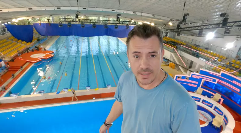Răzvan Fodor a testat pe propria piele înălțimile Splash! Vedete la apă (2)