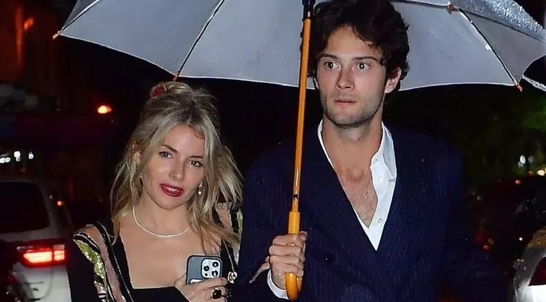 Sienna Miller and boyfriend Oli Green exit a pre-Met Gala party in NYC