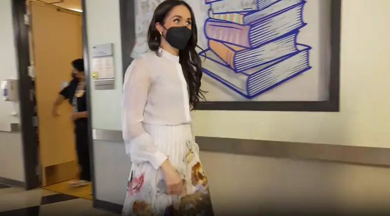 Meghan Markle la spitalul de copii 4