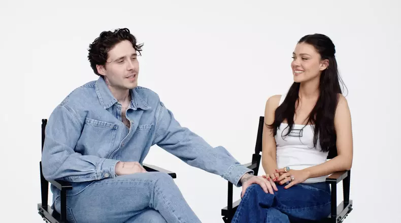 Brooklyn Beckham, a déclaré que sa femme Nicola Peltz serait une mère formidable lorsqu'ils auront enfin des enfants, dans une vidéo pour le magazine Glamour