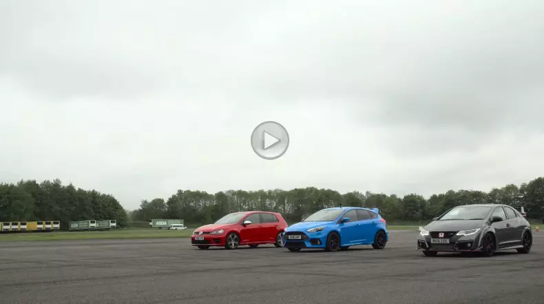 ford focus rs comparativ