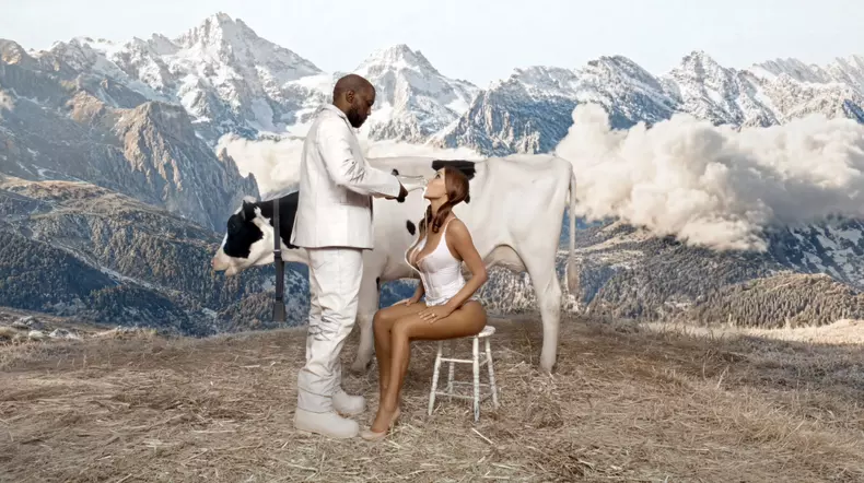 Kanye West and wife Bianca Censori new music video