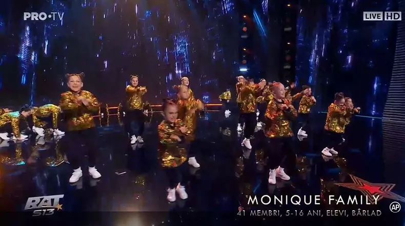 monique family romanii au talent concurenti