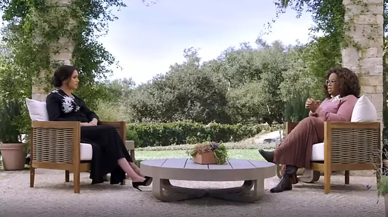 Meghan Markle și Oprah Winfrey
