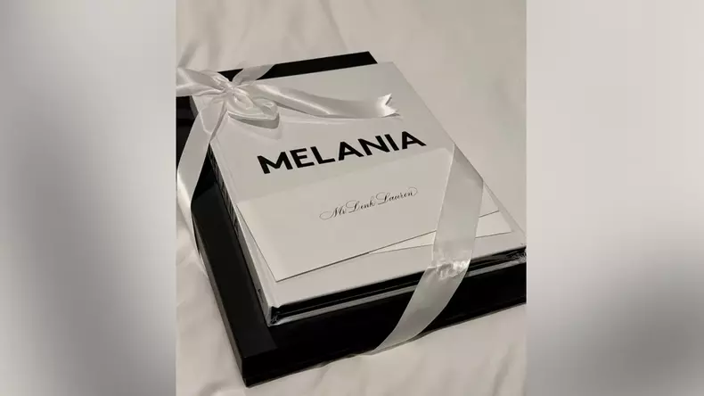 melania-wrapped-book