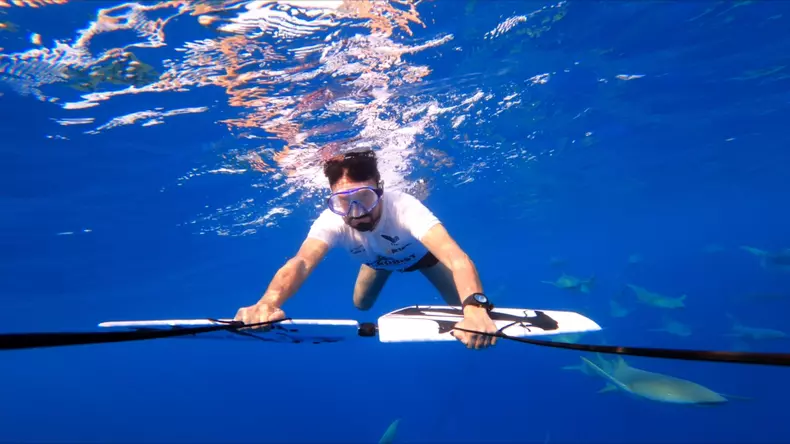 Microbist de Romania_Paddling printre rechini1