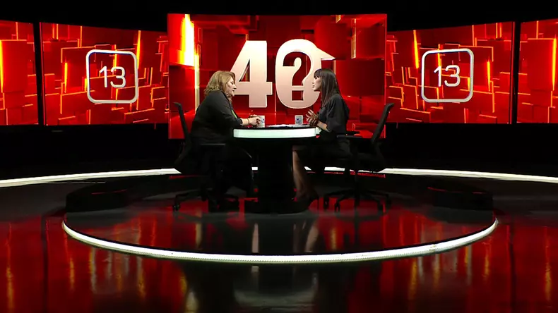 Diana Șoșoacă, la “40 de întrebări cu Denise Rifai”