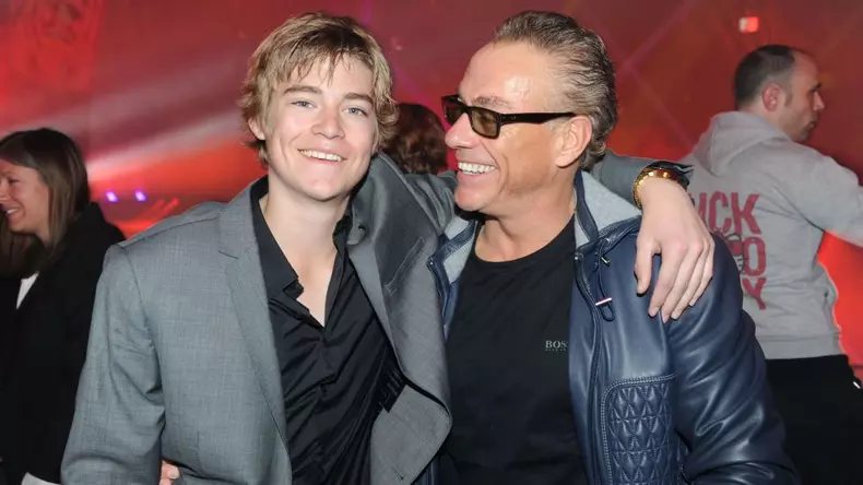 Jean Claude Van Damme și fiul său Nicholas Van Varenberg