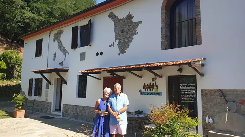 Monica Tatoiu și soțul ei Victor