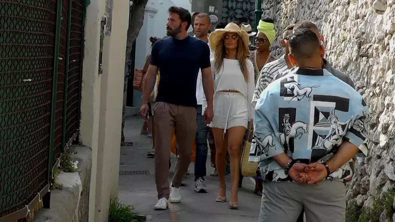 Joint holidays of Jennifer Lopez and Ben Affleck on Capri