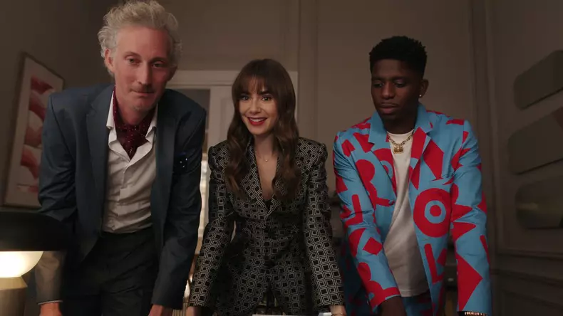 Bruno Gouery, Lily Collins și Samuel Arnold