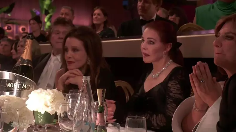 Lisa Marie Presley la Globurile de Aur