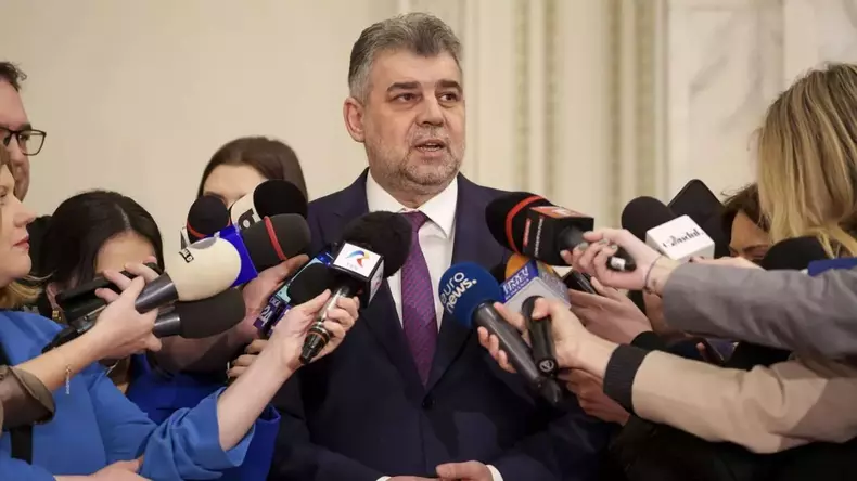 Marcel Ciolacu la vot primul tur alegeri prezidențiale mai 2025