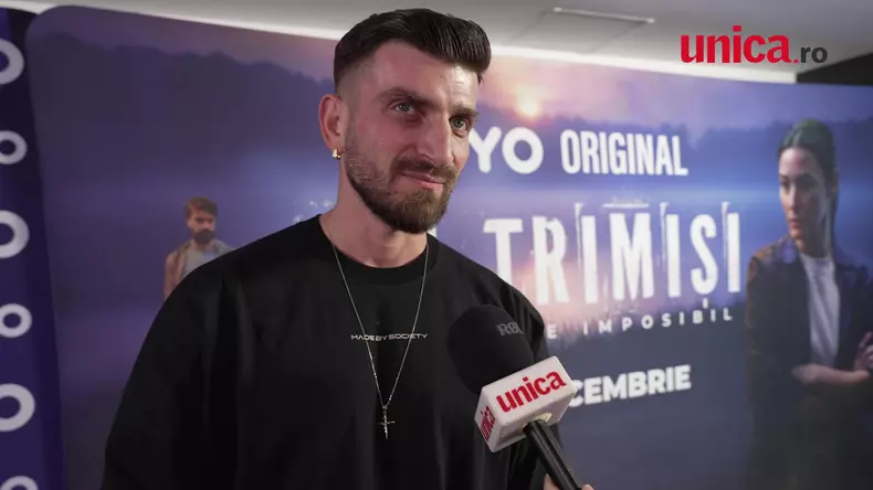 Silviu Mircescu interviu pentru Unica.ro la avanpremiera serialului „Cei trimiși”