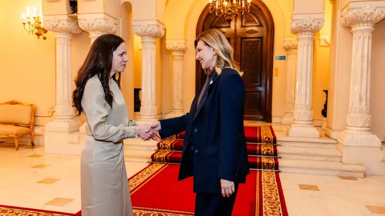 Mirabela Grădinaru și Olena Zelenska s-au întâlnit la Cotroceni (1)