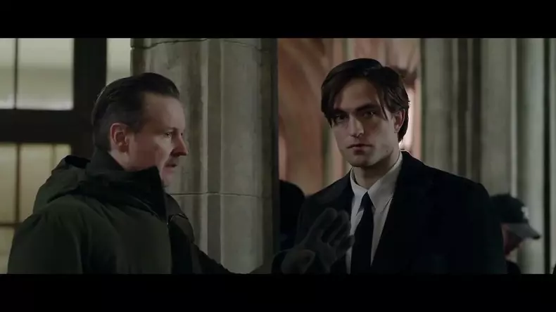 The Batman trailer/behind the scenes