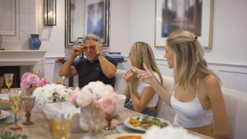 Secvență din serialul documentar The Family Stallone, de pe SkyShowtime