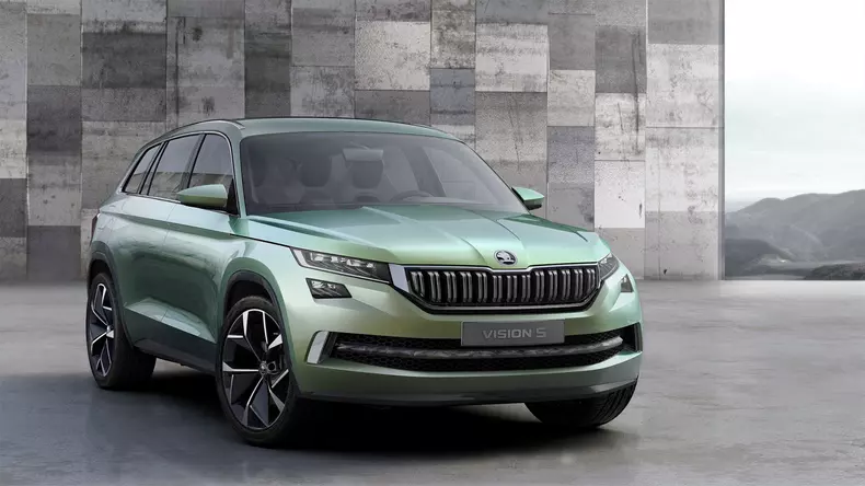 Skoda Vision S Geneva 2016 Front-View