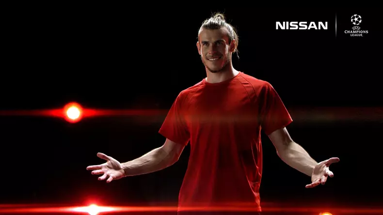 Nissan unveils UEFA Champions League stars Gareth Bale and Sergi