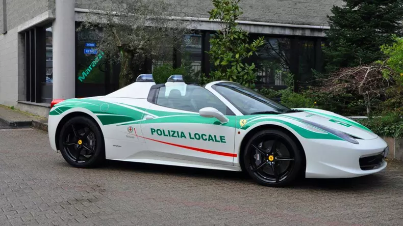Ferrari 458 Spider Milan Police -1
