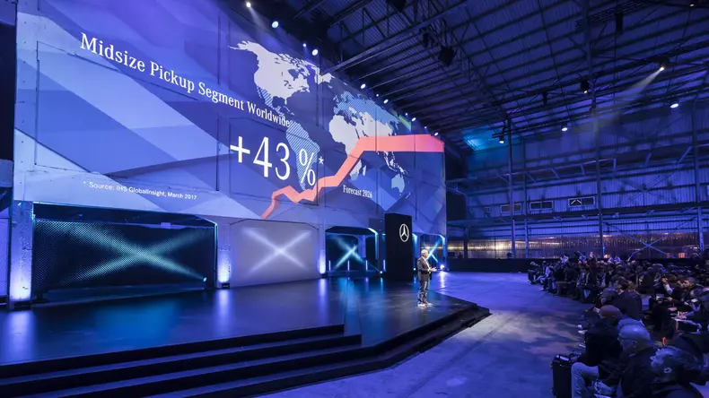 Weltpremiere neue Mercedes-Benz X-Klasse, Kapstadt, 2017