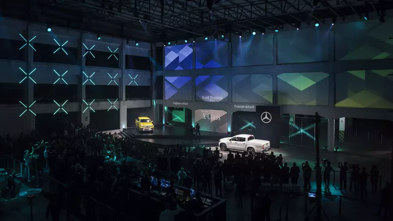 Weltpremiere neue Mercedes-Benz X-Klasse, Kapstadt, 2017