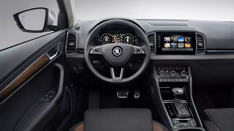 interior Skoda Karoq Scout